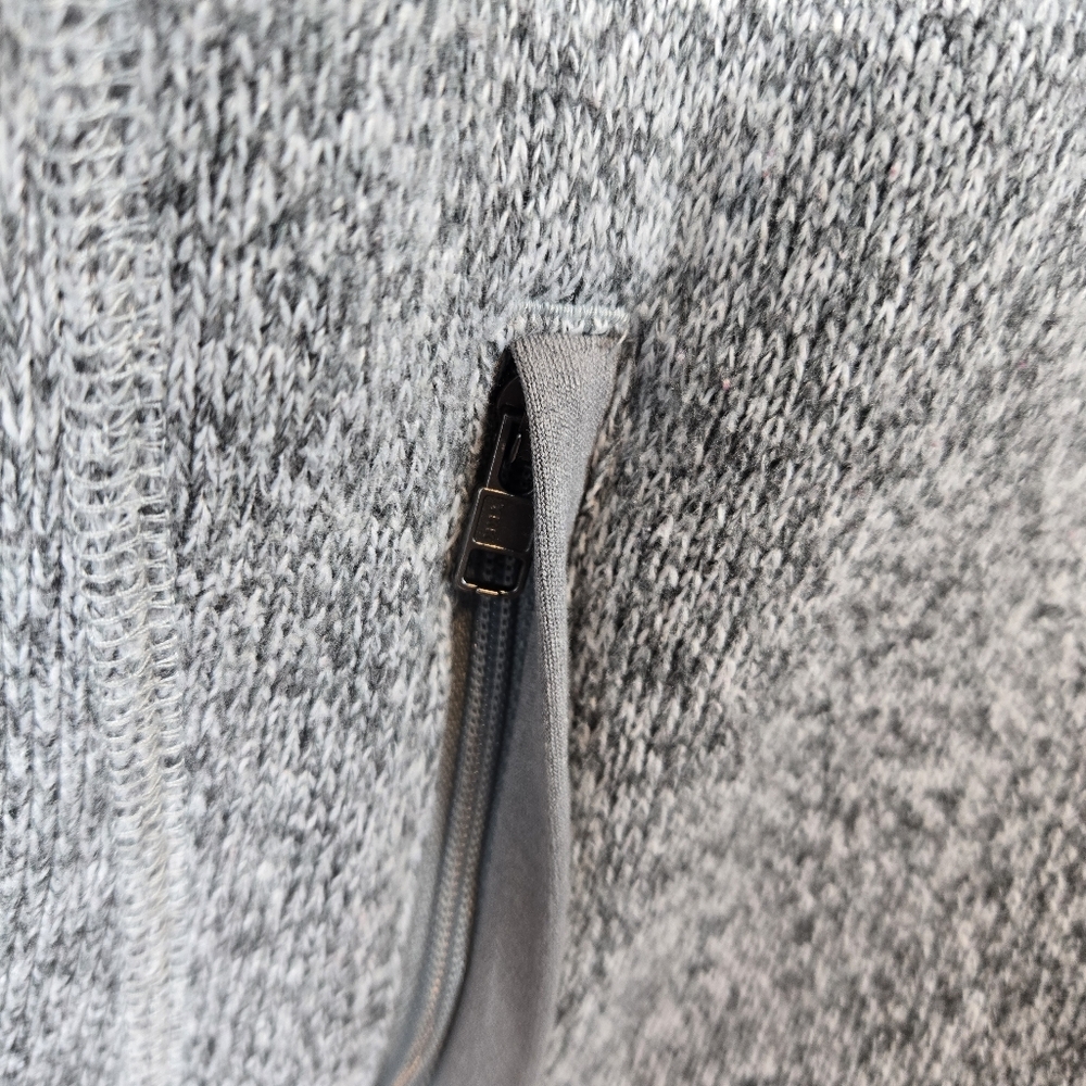 Patagonia Heather Gray Fleece Zip-Up Vest - Picture 5 of 13
